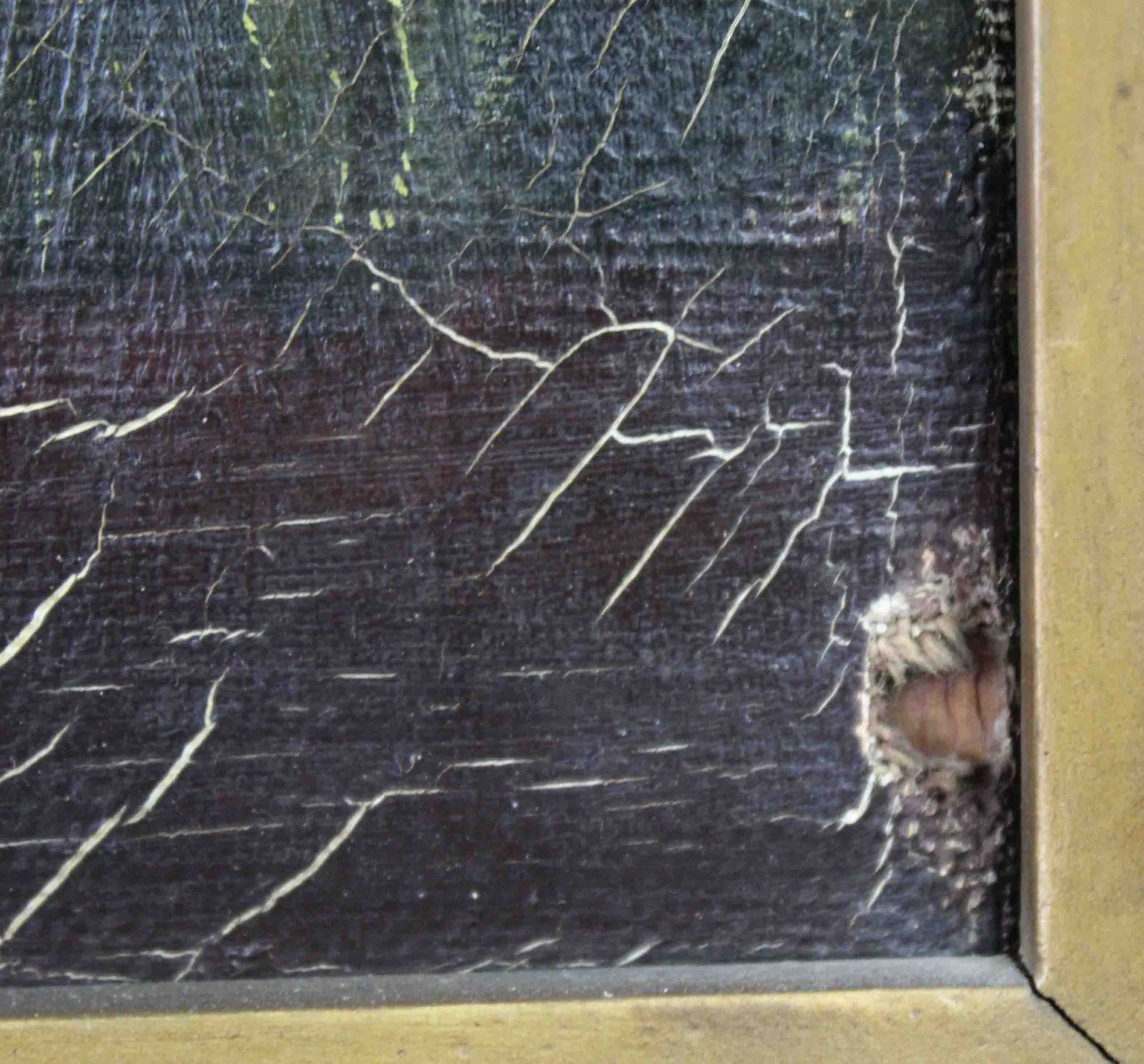 Nach Jan VERMEER VAN DELFT. "Brieflesendes Mädchen am offenen Fenster".83 cm x 64,5 cm. Gemälde. - Bild 5 aus 9