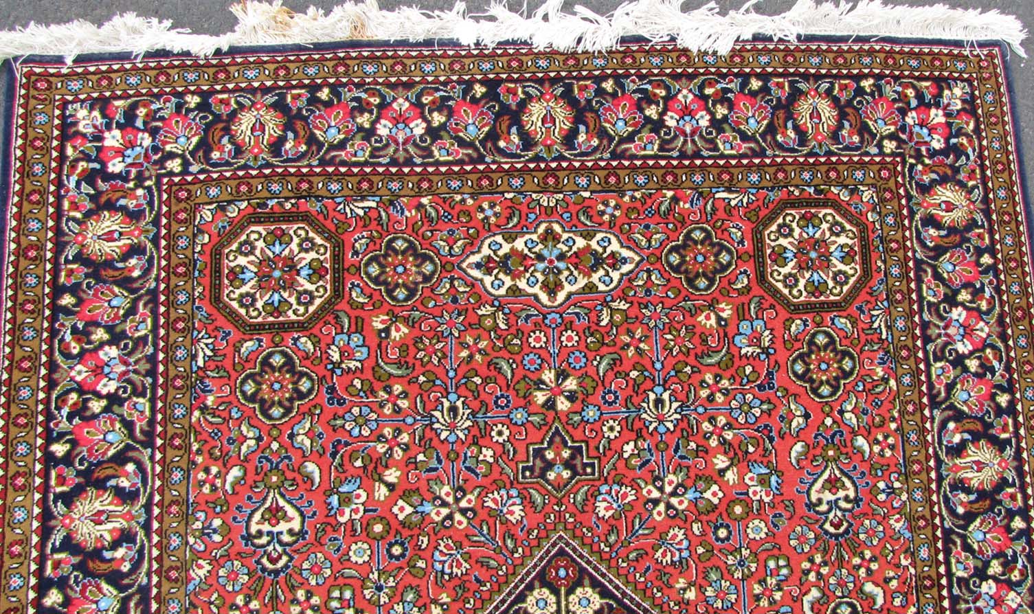 Ghom Perserteppich. Iran. Feine Knüpfung mit Korkwolle.155 cm x 110 cm. Orientteppich. Handgeknüpft. - Image 4 of 6