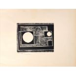 Ben NICHOLSON (1894 - 1982). Five Circles, 1934.15,8 cm x 20 cm der Holzschnitt. Ed. 25 / 300. Unten