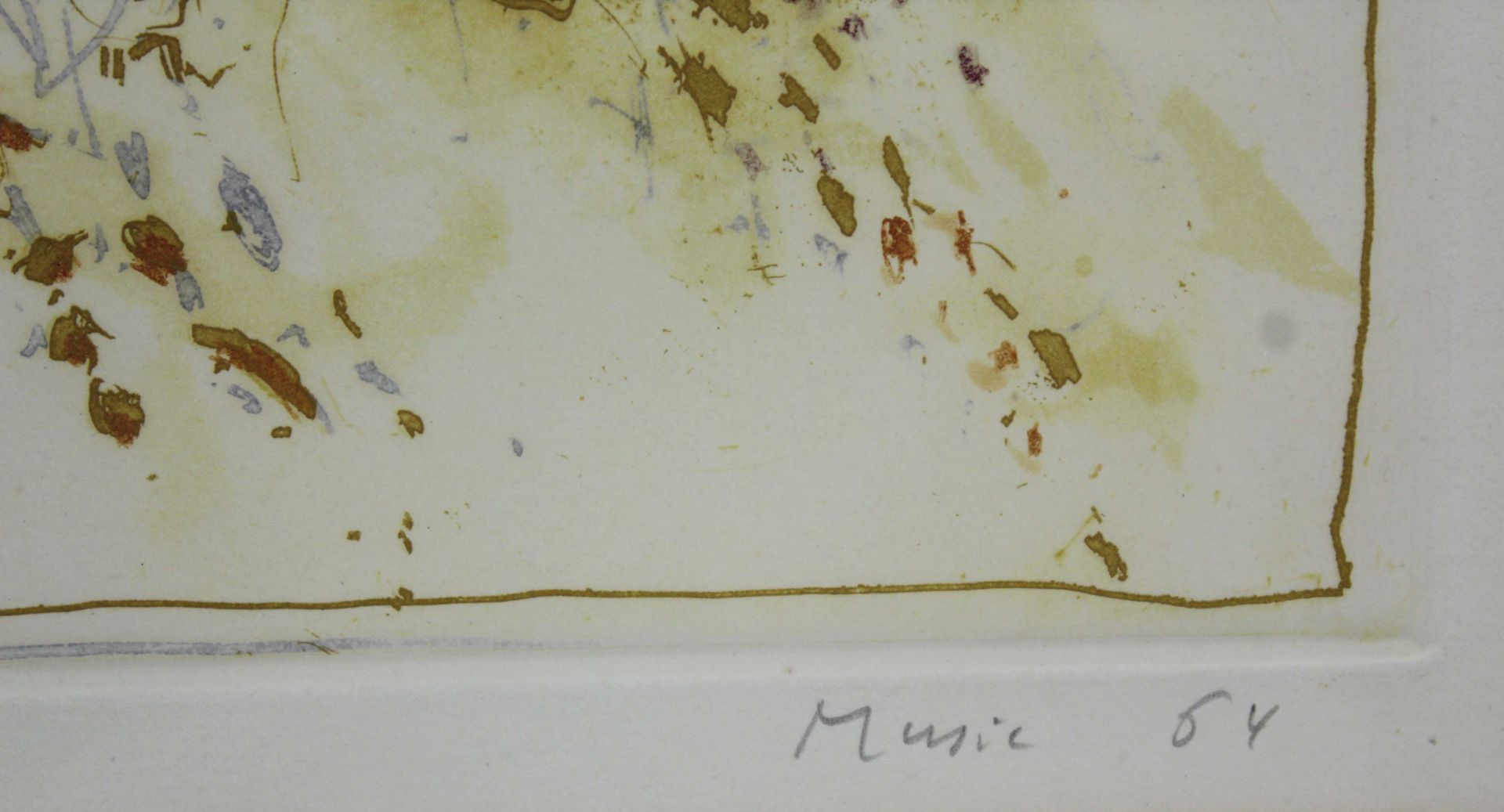 Zoran Antonio MUSIC (1909 - 2005). Ohne Titel, 1964.21 cm x 28 cm. Radierung. Rechts unten - Bild 3 aus 7