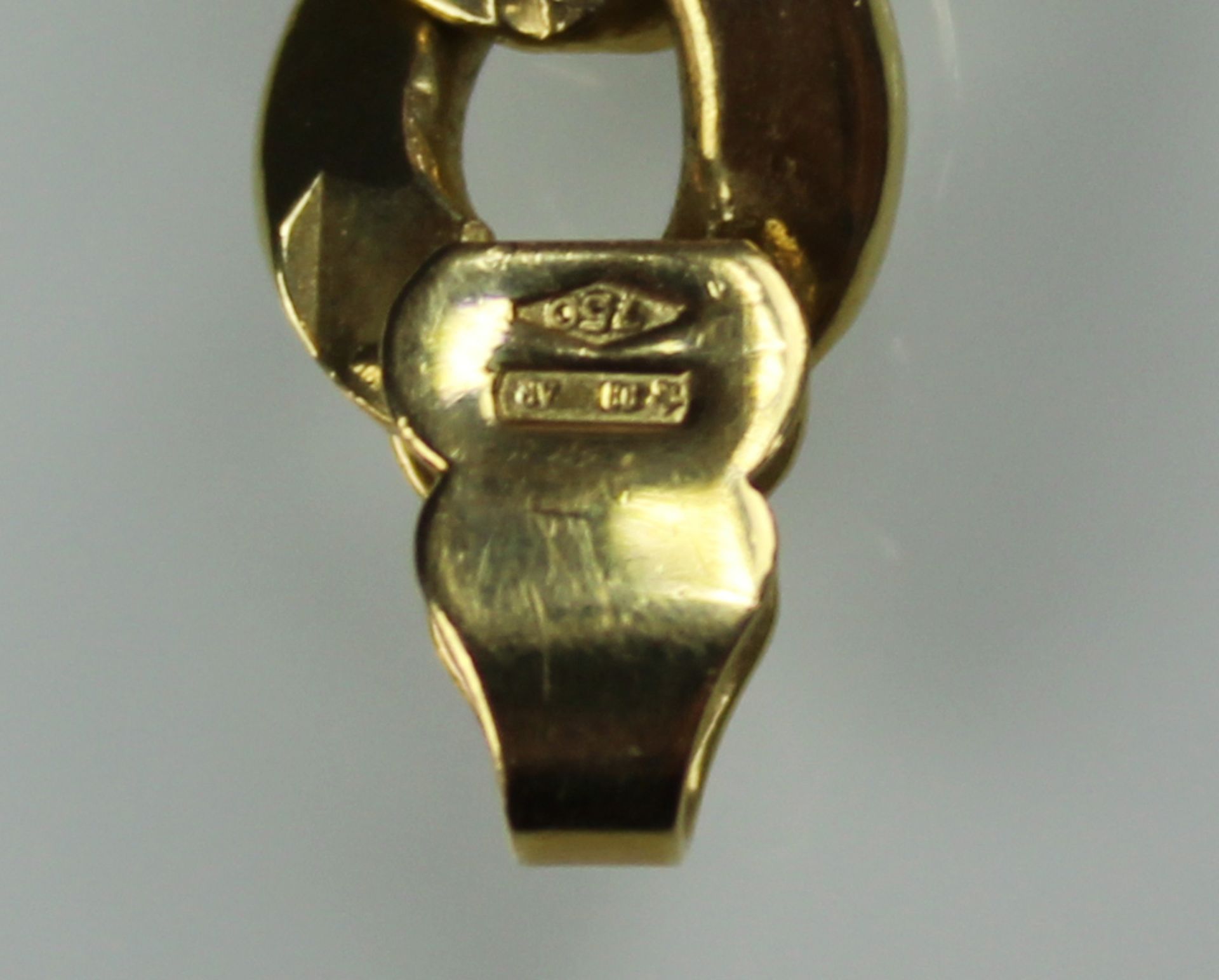 Panzer - Armband. Gelb Gold 750. 44,6 Gramm.Circa 21 cm lang.Bracelet. Yellow gold 750. 44,6 grams. - Bild 8 aus 9