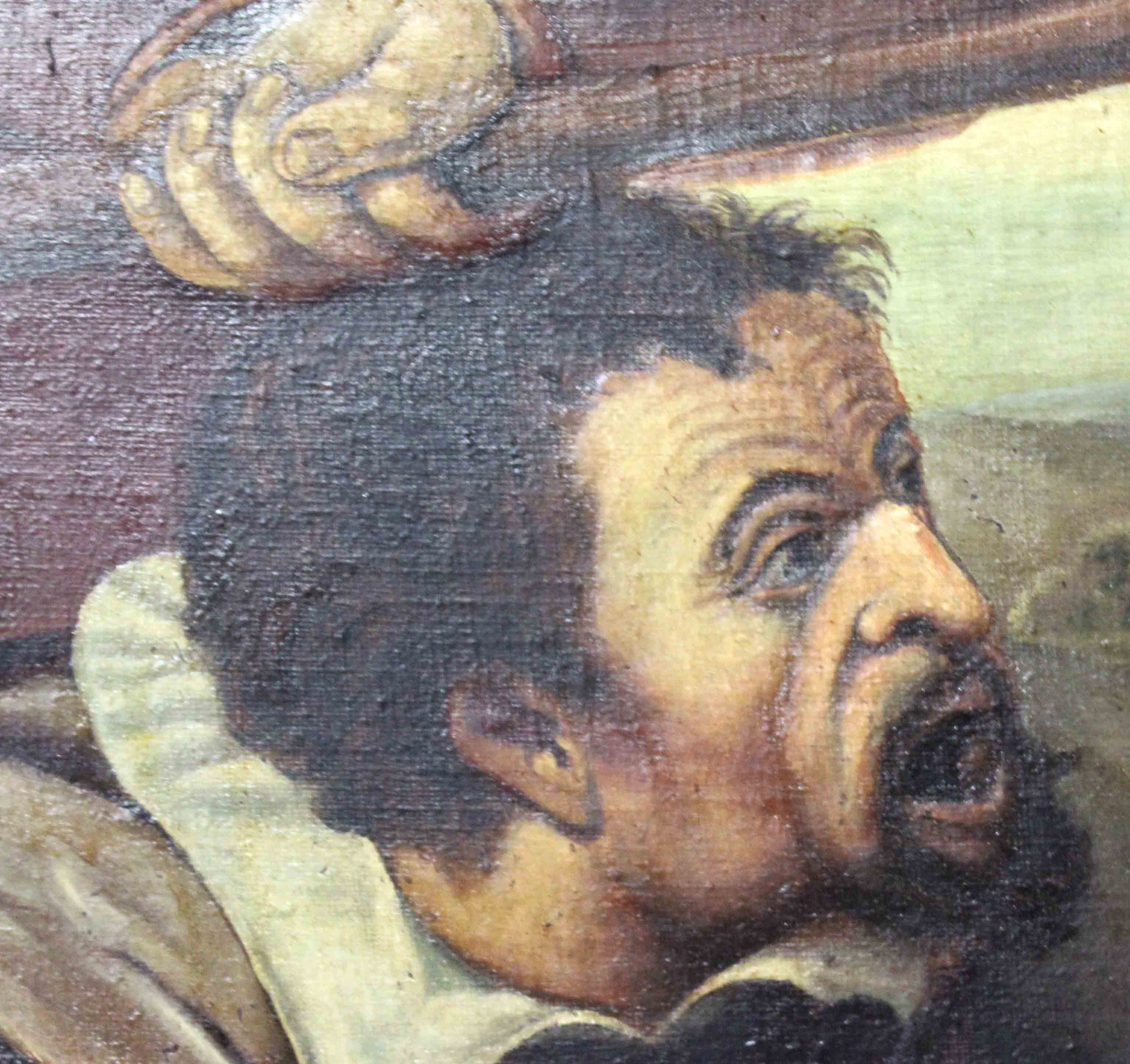 Nach Frans SNYDERS (1579 - 1657). Eber Jagd.106 cm x 161 cm. Gemälde. Öl auf Leinwand. Rechts - Image 11 of 16