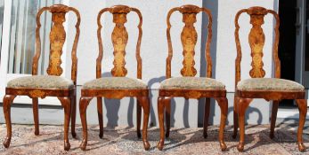 4 Stühle. Ebonisiert. Holland Stil.108(49) cm x 49 cm x 43 cm.4 chairs. Ebonized. Holland style.