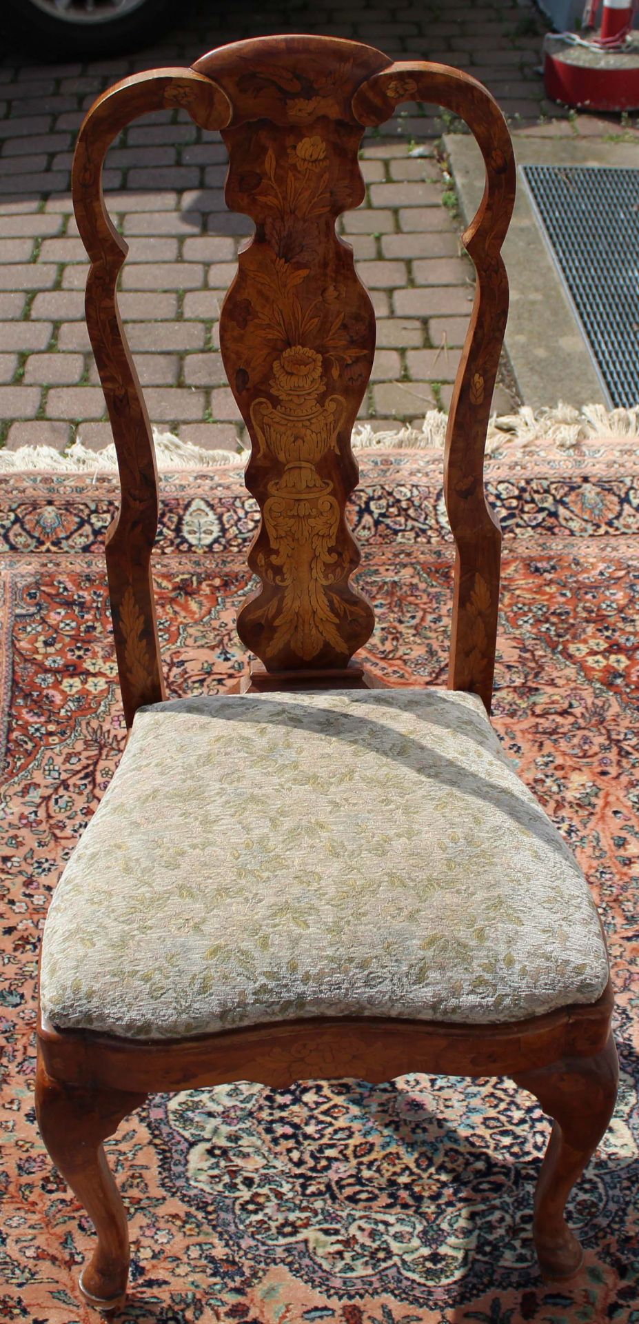 4 Stühle. Ebonisiert. Holland Stil.108(49) cm x 49 cm x 43 cm.4 chairs. Ebonized. Holland style. - Image 5 of 6
