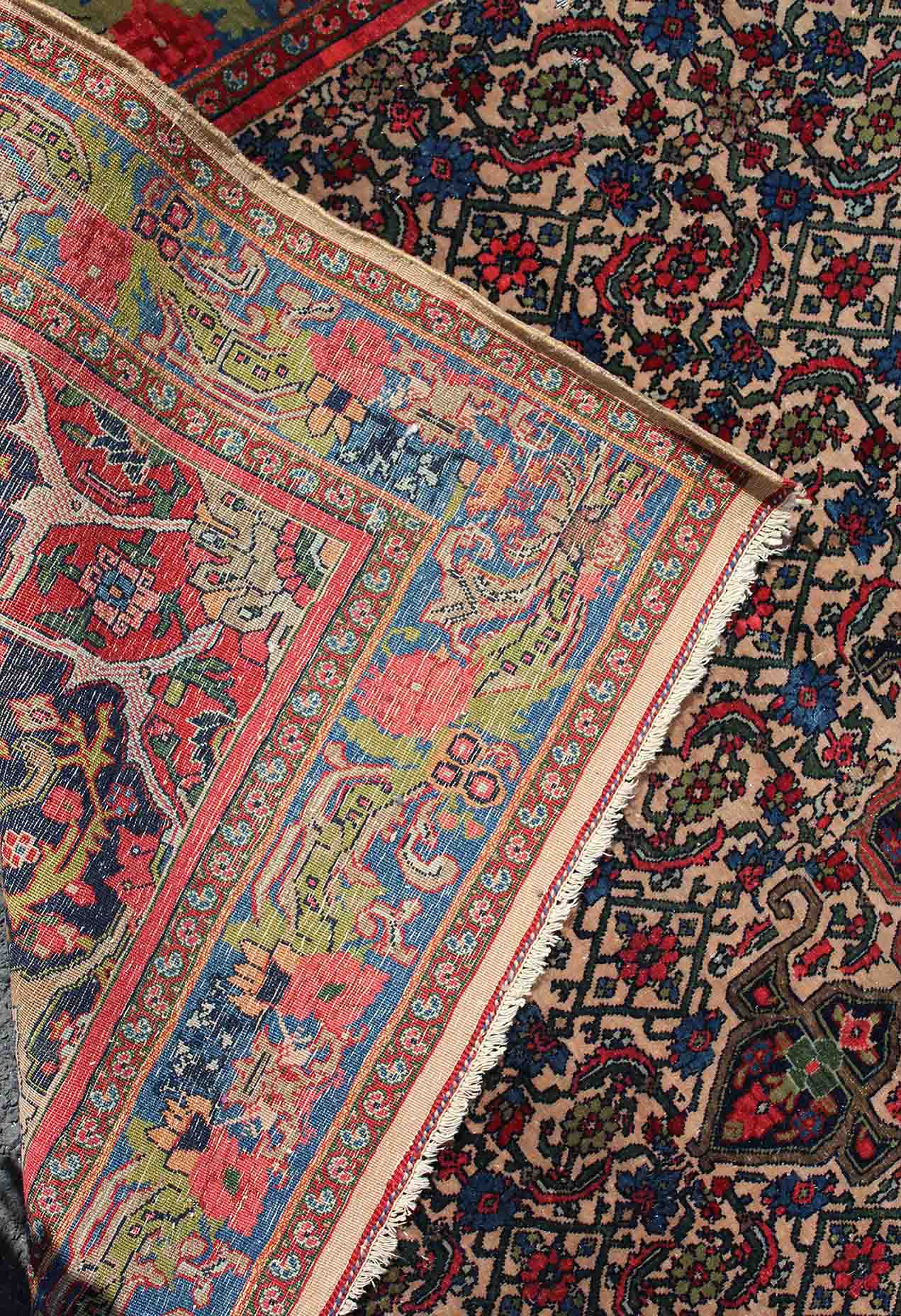Bidjar Perserteppich. Iran. Circa 70 - 100 Jahre alt.202 cm x 152 cm. Handgeknüpft. Wolle auf - Image 8 of 16
