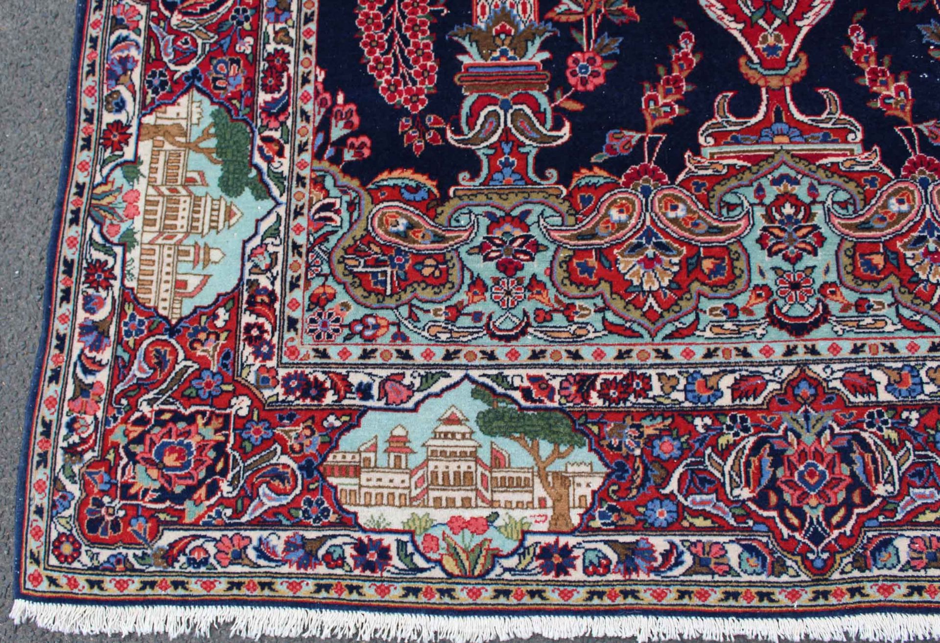 Keschan Kork Perserteppich. Iran. Circa 70 - 100 Jahre alt.190 cm x 132 cm. Handgeknüpft. - Image 2 of 9