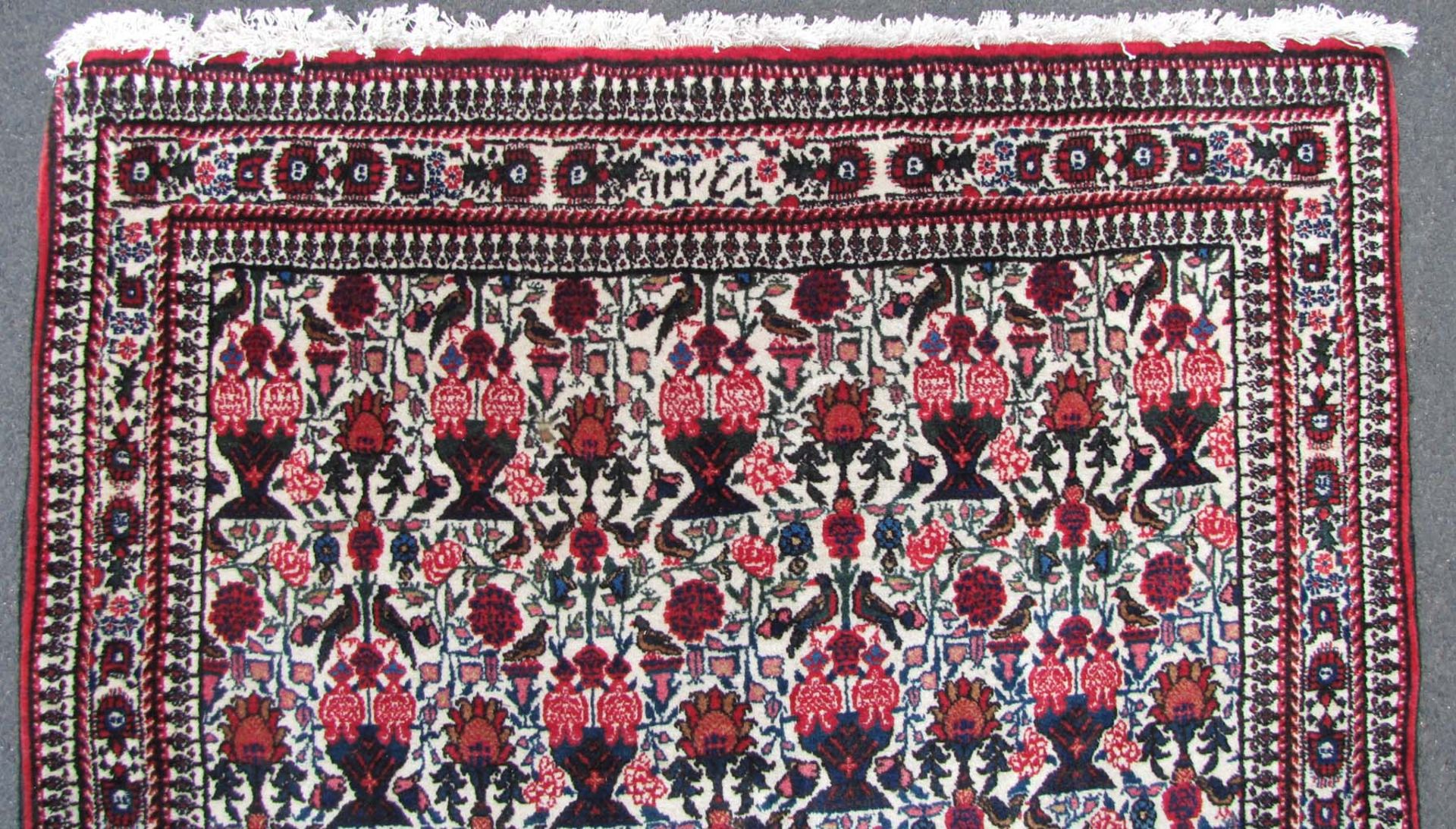 Abbadeh Perserteppich. Iran. Zilli-Sultan Muster.161 cm x 107 cm. Handgeknüpft. Wolle auf Baumwolle. - Bild 4 aus 6