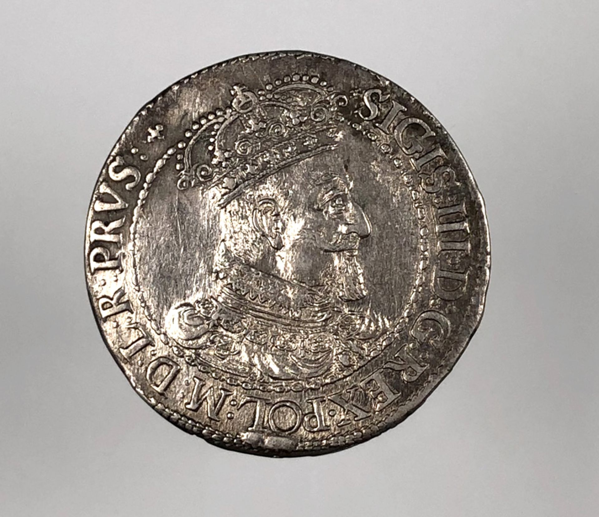 Danzig viertel Thaler 1617 Sigismund III.6,6 Gramm.Danzig viertel Thaler 1617 Sigismund III.6,6 - Bild 2 aus 5