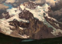 Joseph Georg Jakob KEISER (1859 - 1939). "Jungfrau".50,5 cm x 69 cm. Gemälde. Öl auf Leinwand.