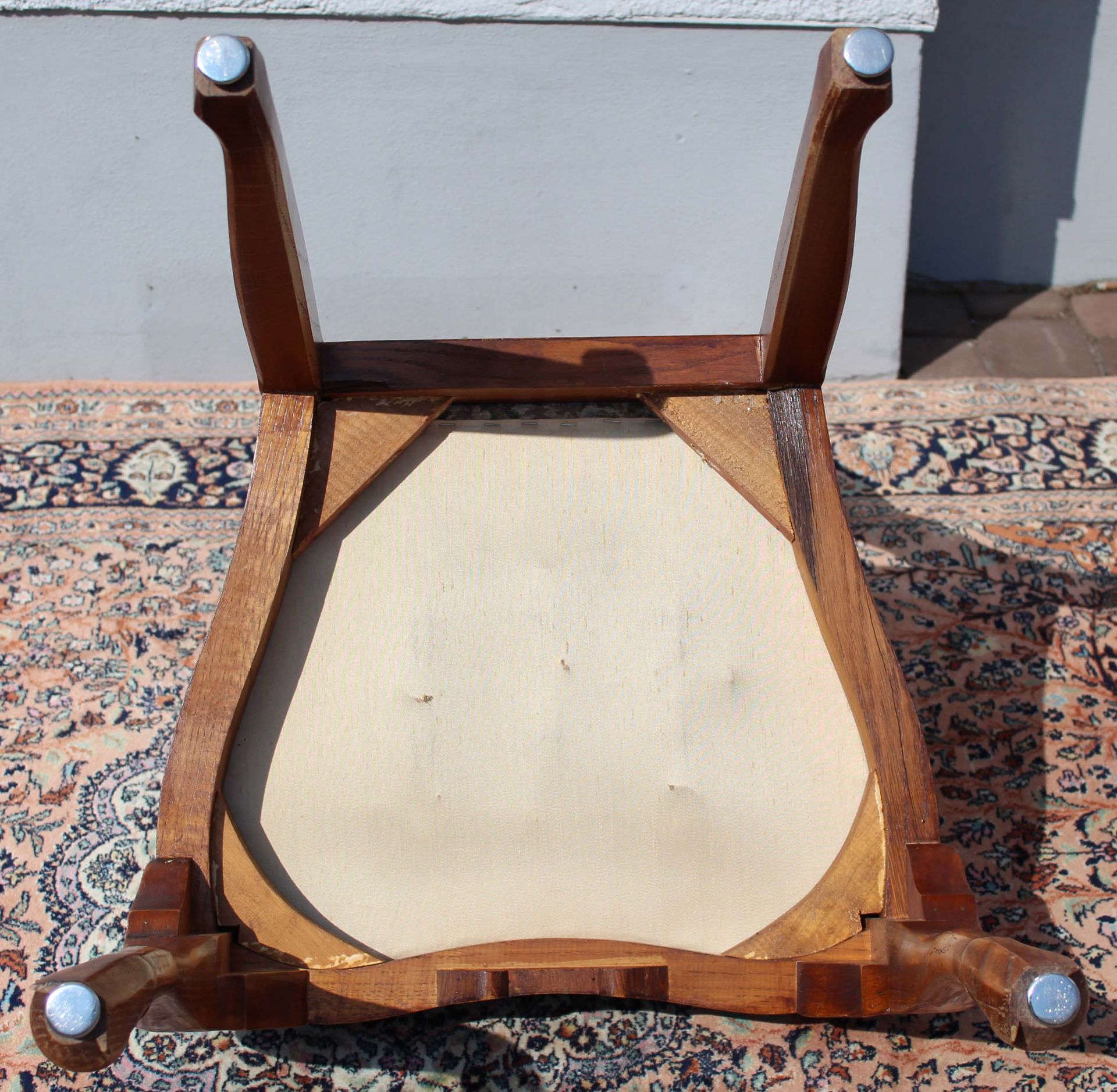 4 Stühle. Ebonisiert. Holland Stil.108(49) cm x 49 cm x 43 cm.4 chairs. Ebonized. Holland style. - Image 6 of 6