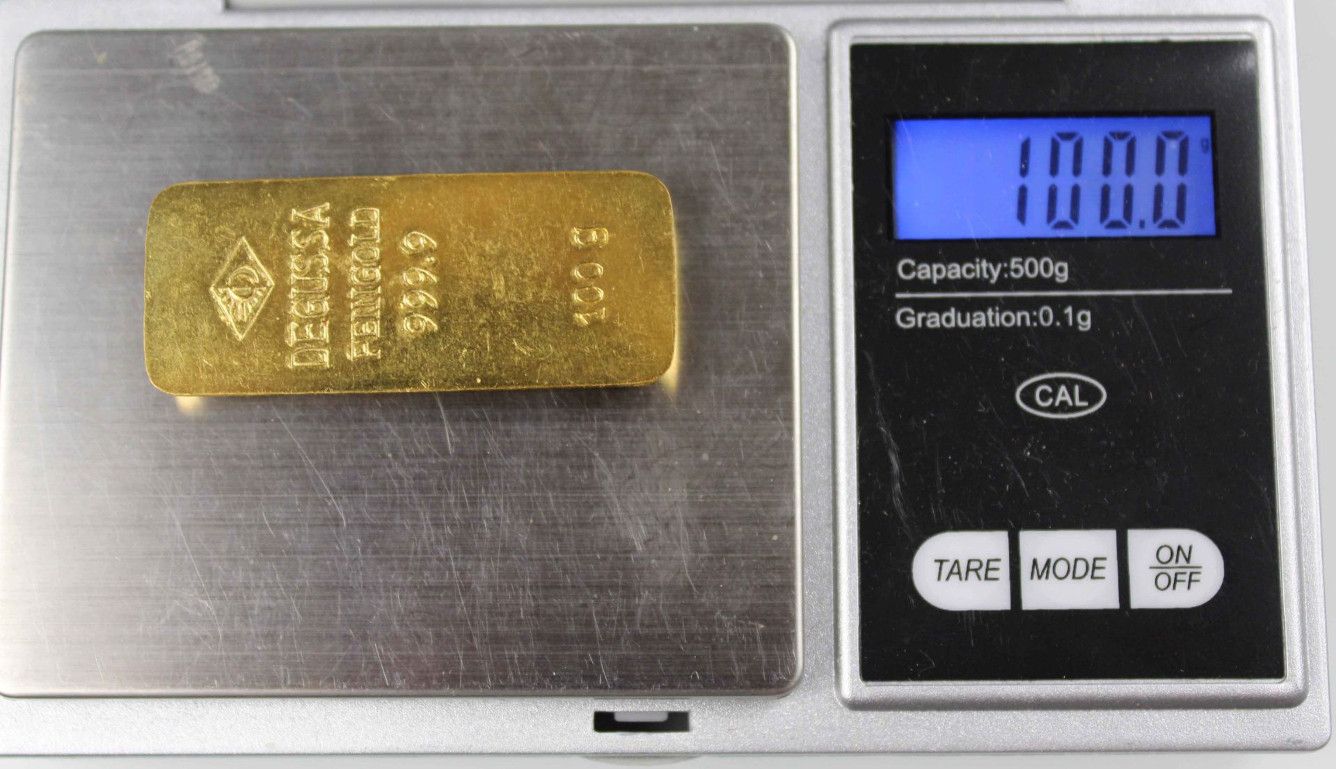 Goldbarren. Degussa 100 g.Gold boullion. Degussa 100 g. - Image 4 of 4