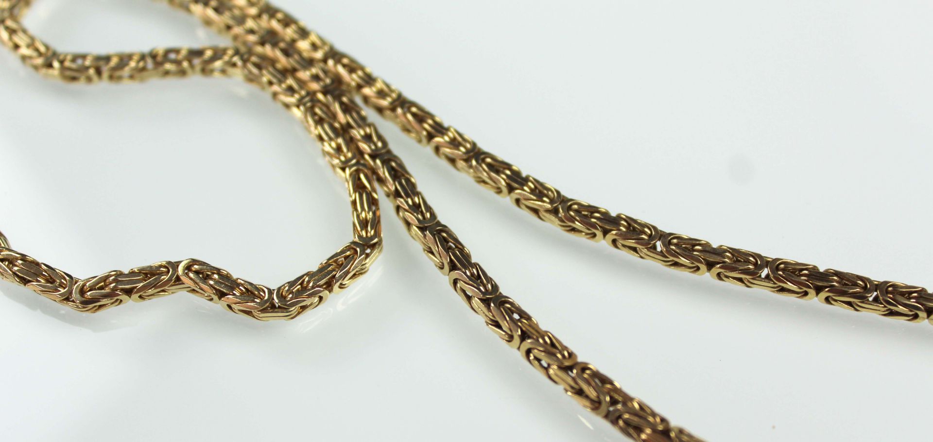 Königskette Gelb Gold 585. 52,6 Gramm. Circa 53 cm lang.Necklace yellow gold 585. 52,6 grams. - Bild 6 aus 11
