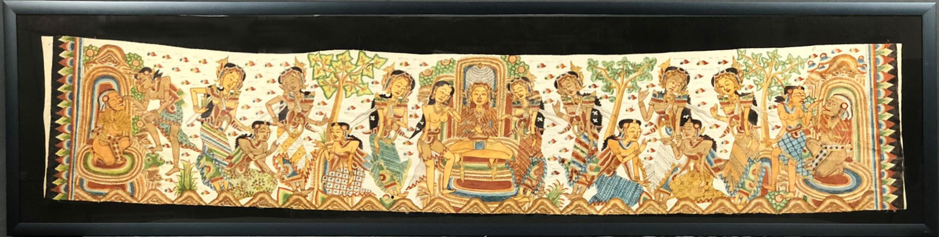 Malerei. Buddhismus. Asien.29 cm x 146 cm.Painting. Buddhism. Asia.29 cm x 146 cm. - Bild 8 aus 8