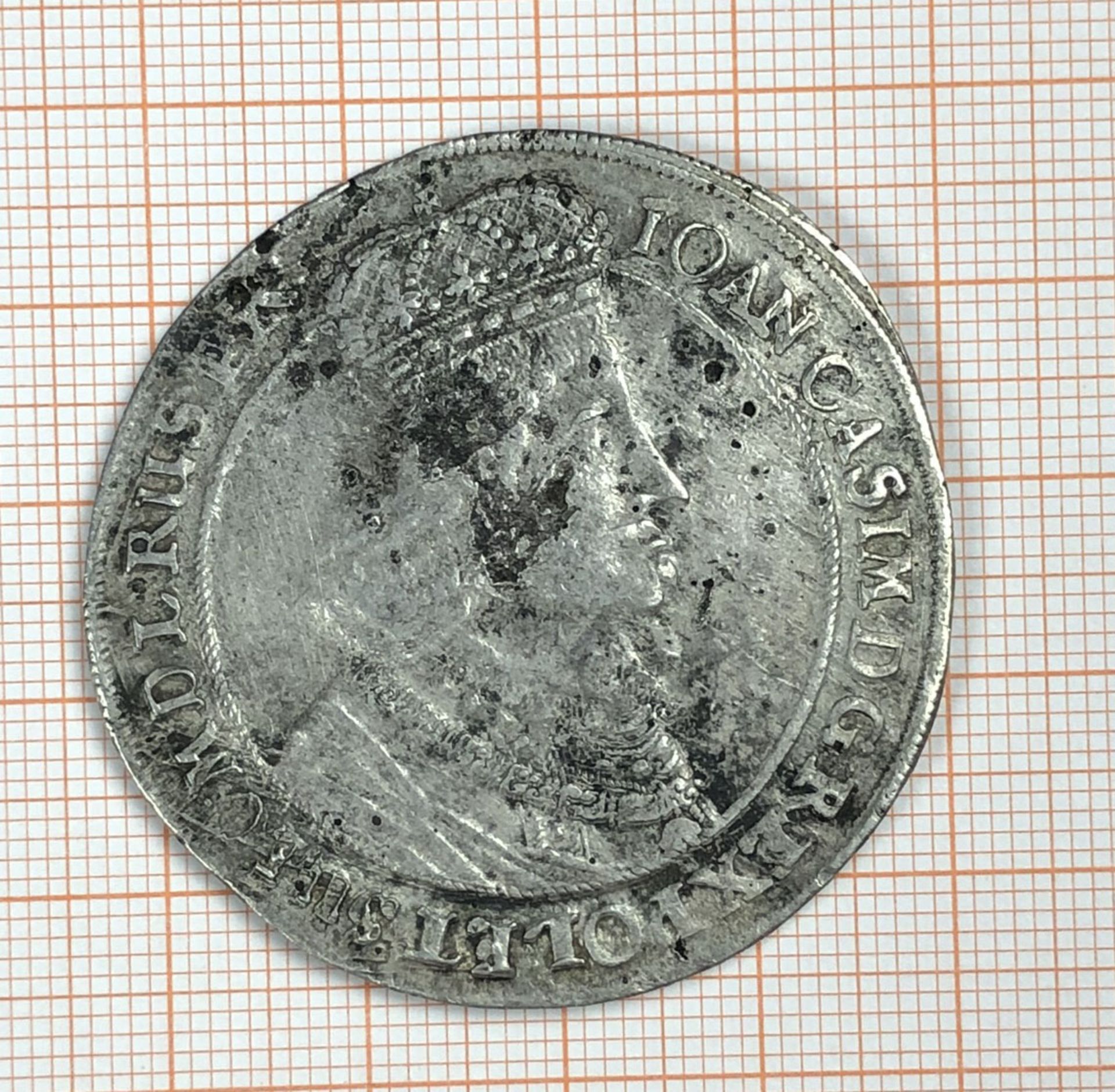 Danzig 1 Thaler 1649 Kasimir.28,8 Gramm.Danzig 1 Thaler 1649 Kasimir.28,8 Gramm. - Bild 4 aus 5