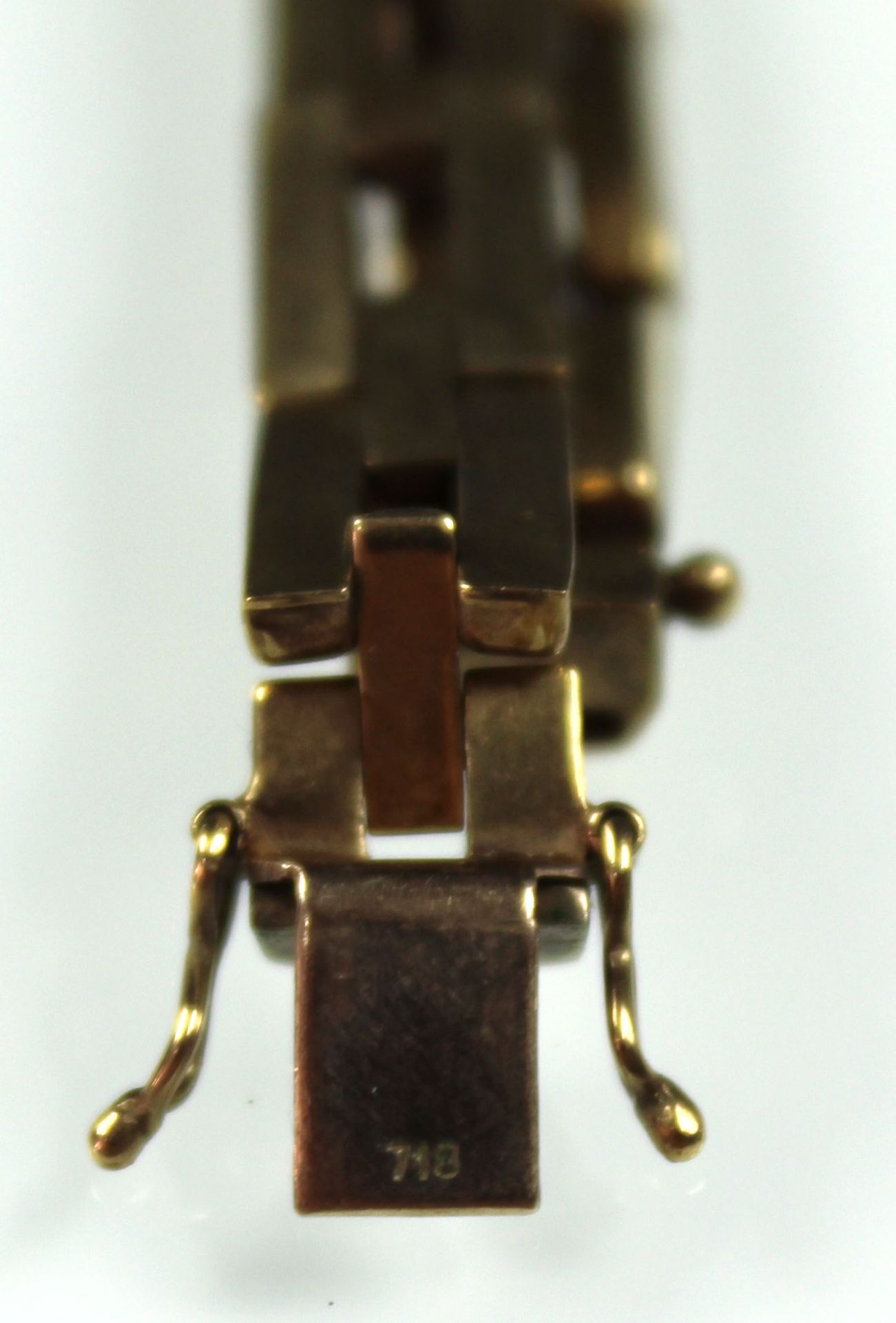 Panzer- Armband. Gelb Gold 333. 15,0 Gramm.Circa 20 lang.Bracelet. Yellow gold 333. 15,0 gram. - Image 6 of 9