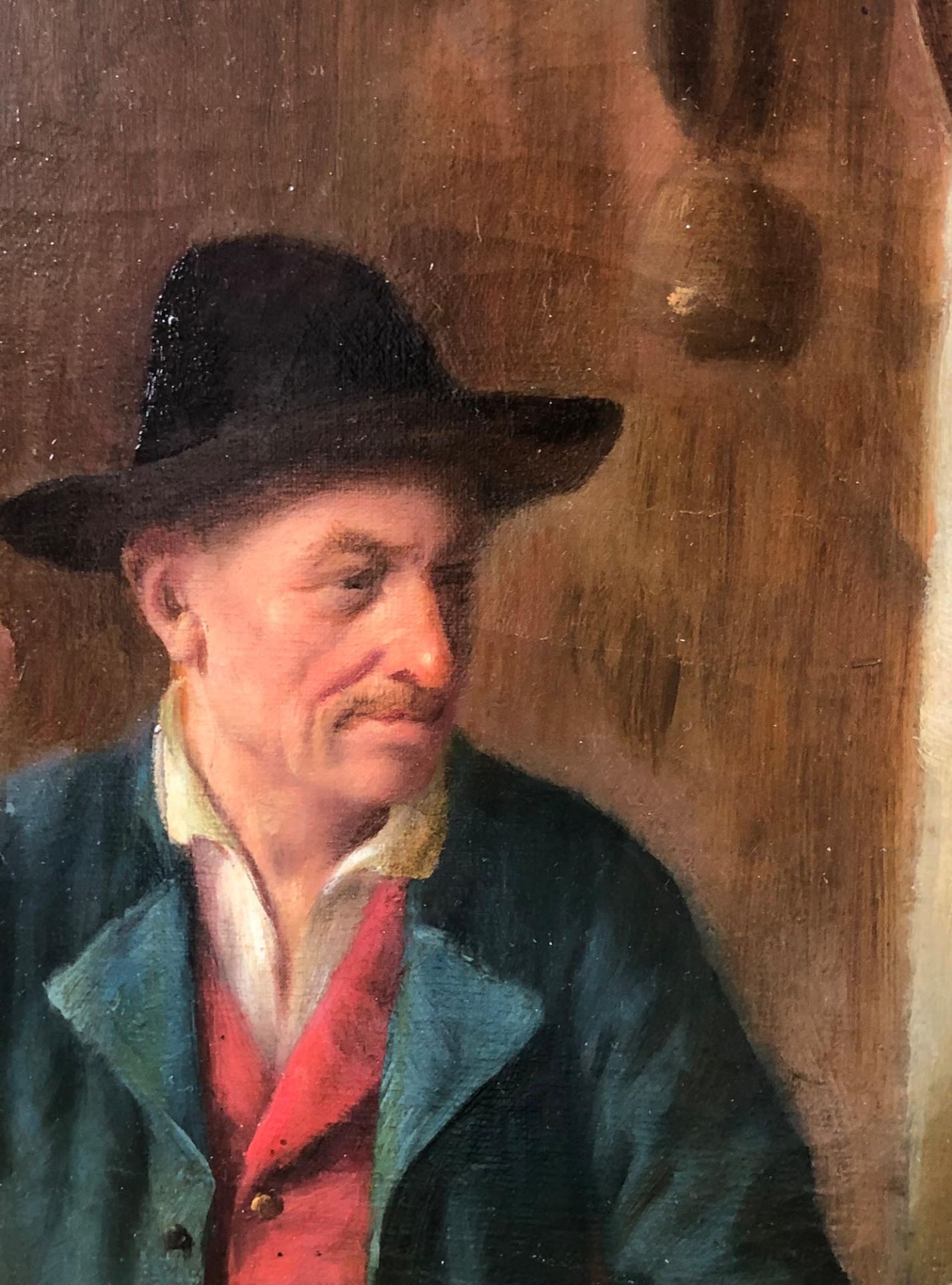 Josef WAGNER-HÖHENBERG (1870 - 1939). Getreidehändler.61 cm x 61 cm. Gemälde. Öl auf Leinwand. Links - Image 7 of 12