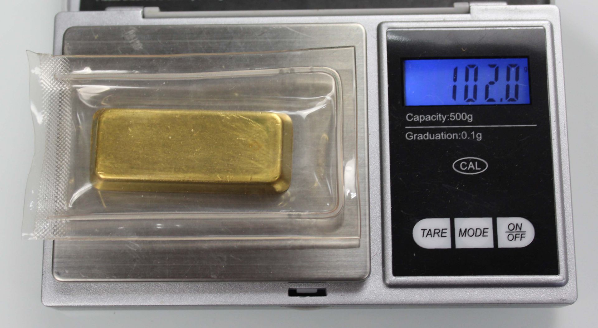 Goldbarren. Degussa 100 g.Gold boullion. Degussa 100 g. - Bild 3 aus 4