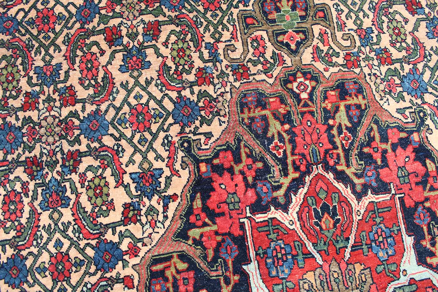 Bidjar Perserteppich. Iran. Circa 70 - 100 Jahre alt.202 cm x 152 cm. Handgeknüpft. Wolle auf - Image 2 of 16