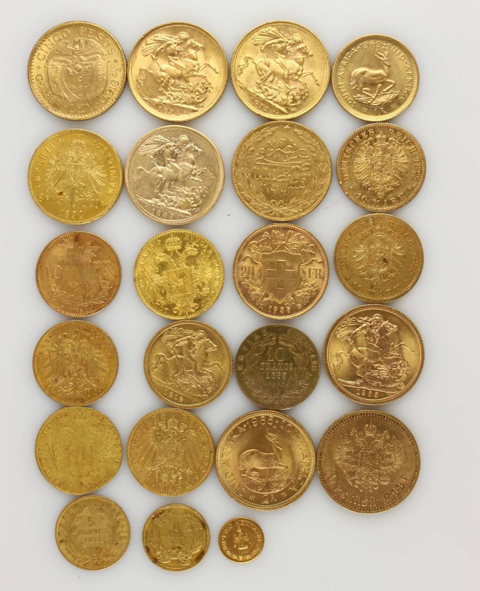 Konvolut von 23 Goldmünzen, - Image 2 of 3