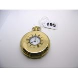 A 9 ct gold half hunter pocket watch, estimated weight 20 gm FOR DETAILS OF ONLINE BIDDING ON THIS