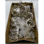 A quantity of silver-plated jewellery FOR DETAILS OF ONLINE BIDDING ON THIS LOT CONTACT BAINBRIDGES.