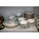 A Royal Albert Heather Bell pattern 36 piece tea service [s6] FOR DETAILS OF ONLINE BIDDING ON