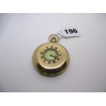 A 9 ct gold half hunter pocket watch estimated weight 20 gm FOR DETAILS OF ONLINE BIDDING ON THIS