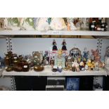 A good mixed lot of collectables comprising pottery, porcelain, glass and brass and includes