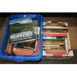 Two boxes of books, many on fell walking and the Lake District [upstairs shelves] FOR DETAILS OF