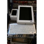 An Apple iPod and Apple Phone 6 and keyboard. FOR DETAILS OF ONLINE BIDDING ON THIS LOT CONTACT