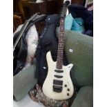 A Starforce electric guitar in carry case FOR DETAILS OF ONLINE BIDDING ON THIS LOT CONTACT