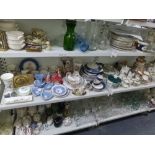 A mixed china lot including a Royal Doulton figurine Top of the hill HN 1834 and a small Royal