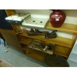 A small collection of vintage woodworking tools including planes, chisels, screwdrivers and a