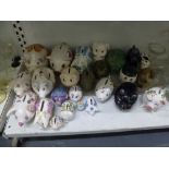 A collection of piggy banks, approximately 23 in total. [s56] FOR DETAILS OF ONLINE BIDDING ON