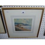 'Rocquaine Bay, Guernsey' by George William Collins, inscribed and signed with initials, oil on