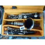 Cased four piece oboe [s17] FOR DETAILS OF ONLINE BIDDING ON THIS LOT CONTACT BAINBRIDGES AND TO