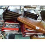 16 Royal Mail postcard albums almost full and two small albums of modern postcards. FOR DETAILS OF