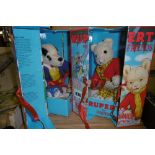 Merrythought Rupert and Friends Limited Editions Rupert Bear and Bill Badger, in original boxes [