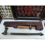 A Great War trench periscope no. 25 (X6 7), no. 122, signed R&J Beck Ltd 1916, complete with leather