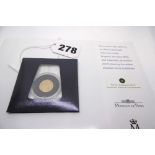 A 2009 gold quarter sovereign FOR DETAILS OF ONLINE BIDDING ON THIS LOT CONTACT BAINBRIDGES AND TO