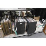 Four boxes of 12 in records, mainly rock and pop from the 1960s and 1970s, including Motown,