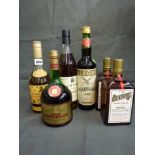 A bottle of House of Commons VSOP Armagnac, signed label, 70 cl (x1); Alagna Marsala Som, 68 ml (