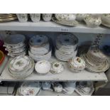 An extensive Copeland Spode Rockingham pattern part dinner service including three tureens, soup