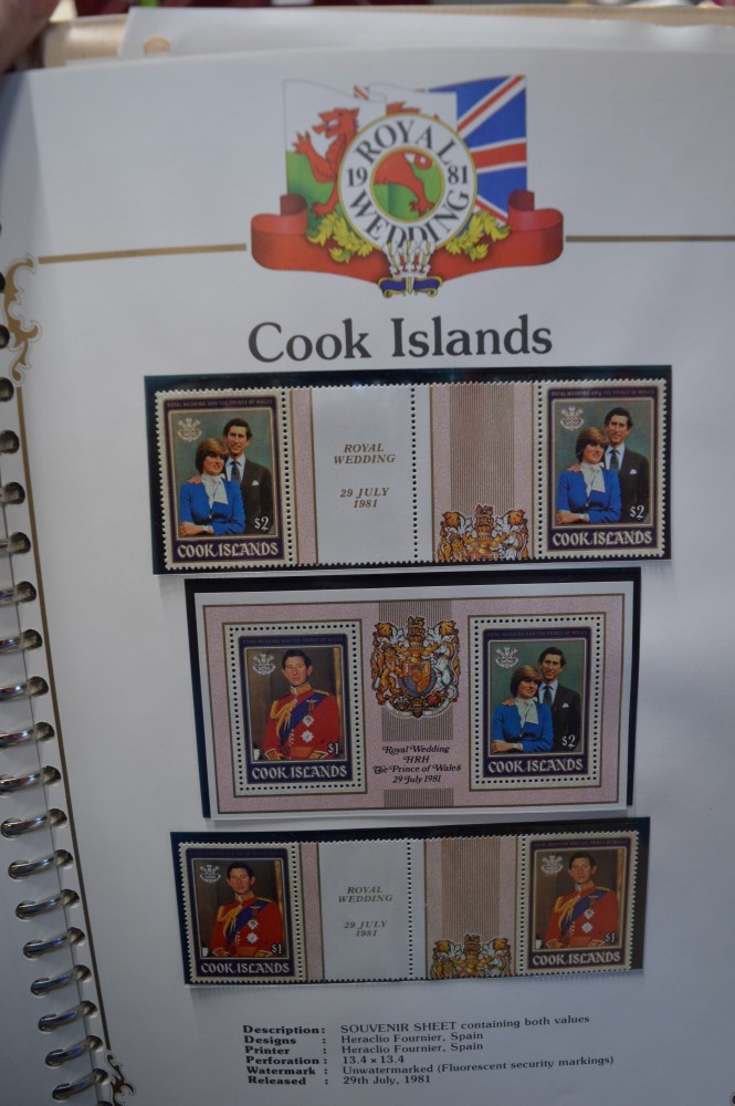 Four Stanley Gibbons albums of The Royal Wedding of Prince Charles and Lady Diana Spencer each - Image 2 of 4