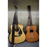 A Yamaha FG 42 classical guitar and another [under s86] TO BID ON THIS LOT AND FOR VIEWING