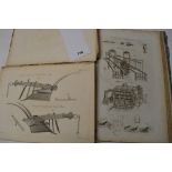 A book of engraved plates after A.M. Bailey and W. Bailey junior, of agricultural equipment, 1782,