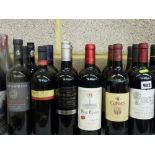 18 bottles of table wine, including Saint-Emilion, 2005, by Pierre Chanau (x 2); Ch. Rignac de Tizac