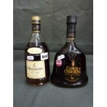 Hennessy Privilege VSOP cognac, 70 cl (x 1); and Conde de Osborne Brandy de Jerez, Solera Gran