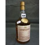 A bottle of Springbank Campbeltown single malt Scotch whisky, aged 21 years, 75 cl, with box (levels