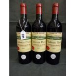Ch. Pavie Saint-Emilion 1er Grand Cru Classe, 1995, 75 cl (x 3), from the Cartier Wine Collection